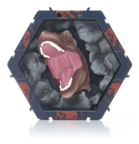 Imagen 2 de 6 de Figura jurassic world Dinosaurio Wow Pods t-rex Sensor Luces