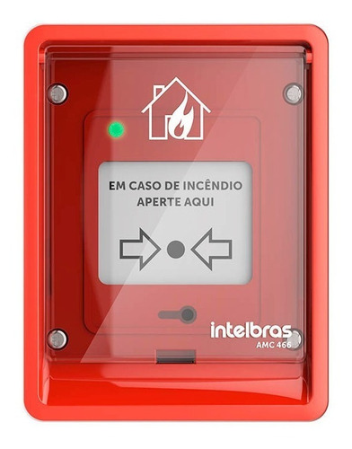 Acionador Manual Convencional Intelbras Amc 466 Ip66 4x2