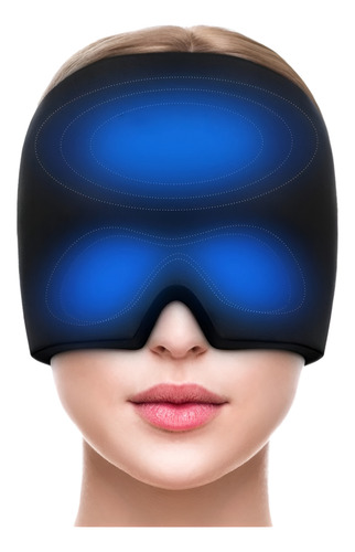 Gorro Alivia La Migraña Ojos Hinchados Cubierta De Gel
