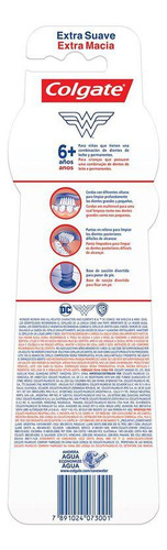 Escova Dental Colgate Smiles Batman e Mulher-Maravilha 2 Un