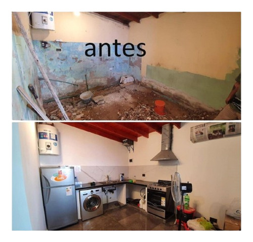 Cocina De Hormigon ( Remodelacion ) Gris