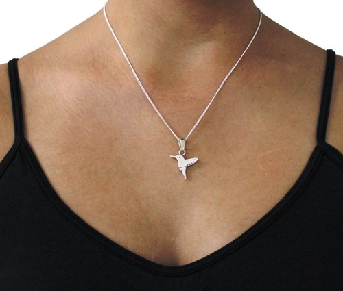 Imagen 7 de 10 de Dije Colibrí De Plata .925 Agálea Joyería