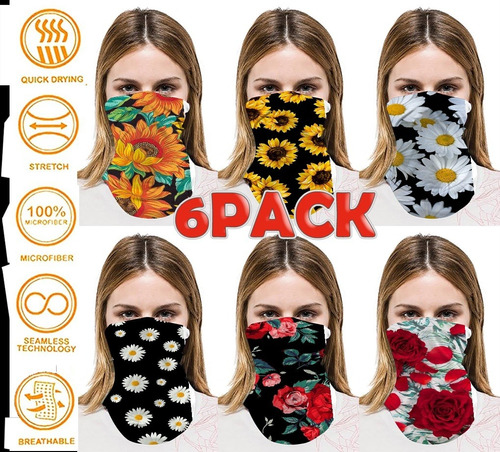 6 Tipos Bandana Buff Tipo, Caza, Bicicleta, Pesca