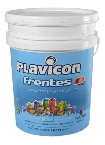 Plavicon Frentes Pintura Impermeable 25k Pintumm