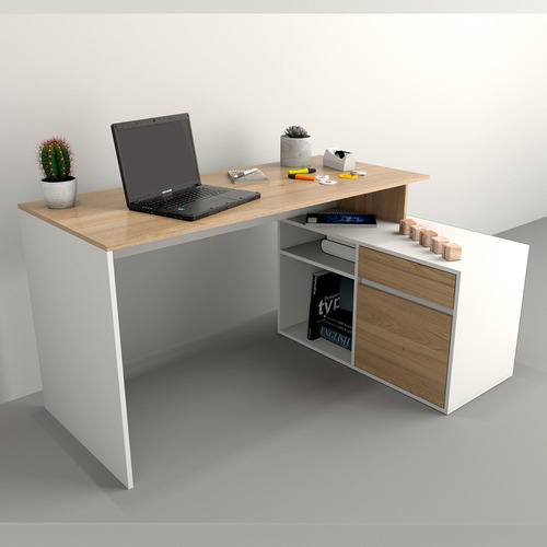 Escritorio Diseño Funcional Con Mueble Auxiliar | Contado