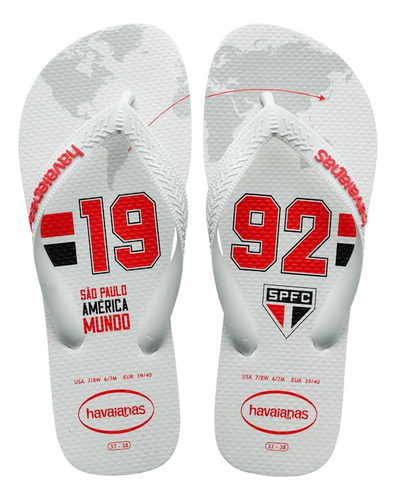 Chinelo Sandália Legítimas Havaianas Times São Paulo