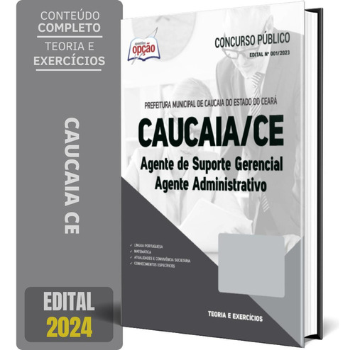 Apostila Prefeitura Caucaia Ce 2023 Agente Suporte Gerencial