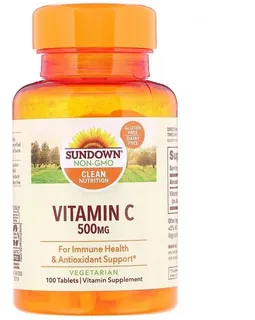 Vitamina C 500mg 100 Tablets Sundown Importada Eua 