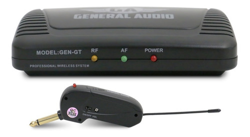 Sistema Sem Fio P/ Guitarra E Baixo Gen-gt General Audio Uhf