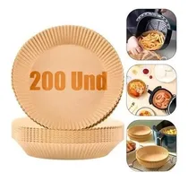 Comprar Pack 200 Papel Para Freidora De Aire Air Fryer Papel Forros Desechables Antiadherente Freidora Tapete Para Hornear Desechable Pasteleriacl
