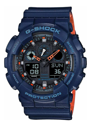 Reloj Casio G-shock Ga100l-2a En Stock Original Con Garantía