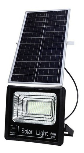 Foco Led Panel Solar 60w 1 Año Garantia Purare Technologic