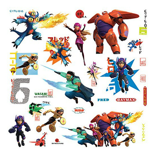 Decals Big Hero 6 Para Paredes