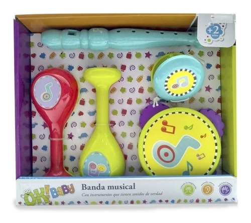 Set De Instrumentos Infantiles Banda Musical Ok Baby