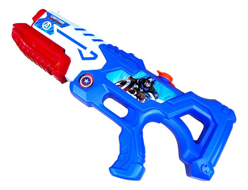 Pistola De Agua Grande Del Capitan America Jeg 8567