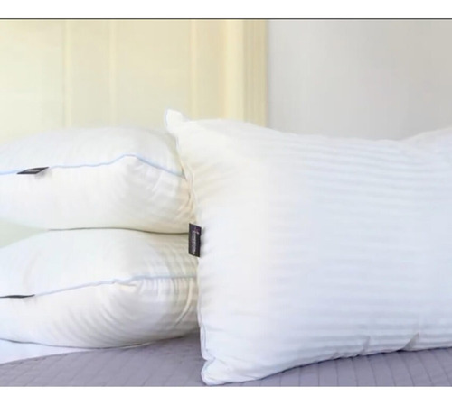 Kit 2 Pack Almohada Hotelera Premium 2 Estándar Semi Firme Color Blanco
