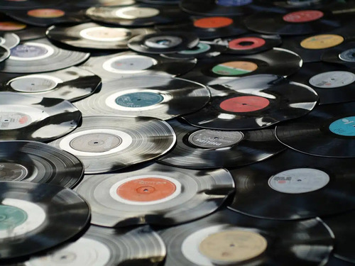 Lote De 15 Discos De Vinyl-discos Antiguos-decorativos (Usado)