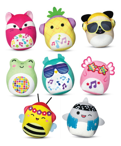 8 Peluches Squishmallows Kawaii Suave Colección Mcdonald's 