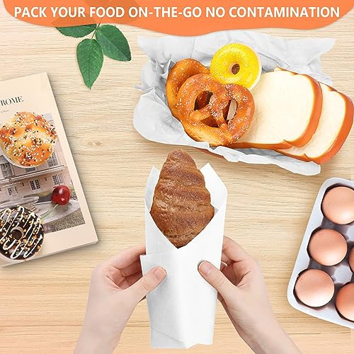 Hojas Genéricas De Papel Encerado Blanco Para Delicatessen,