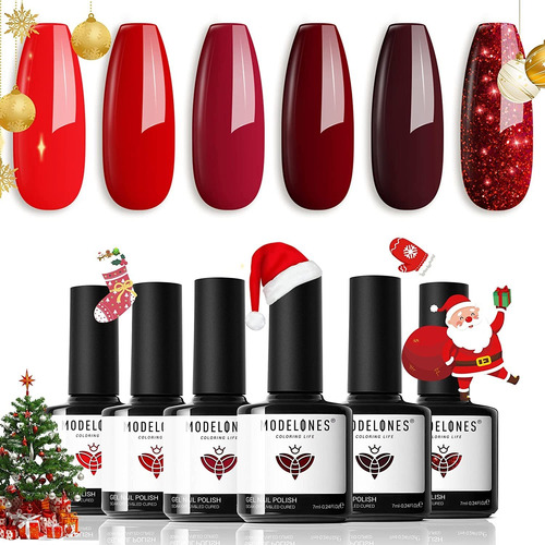 Esmaltes Para Uñas  De Gel Rojo  Color - L a $15150