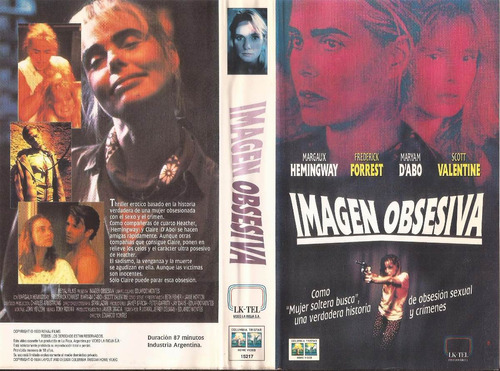 Imagen Obsesiva Vhs Margaux Hemingway Frederic Forrest 1992