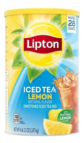 comprar Te Helado Lipton Iced Tea Lemon 1.87 Kgs Polvo  Importado
