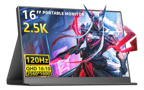 Monitor De Juego Portátil De 2.5k 120hz, Monitor De Laptop I