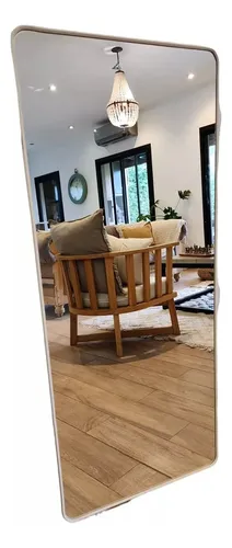 comprar Espejo Grande 120x50 Cuerpo Entero Con Marco Pvc Decorativo Marco Blanco