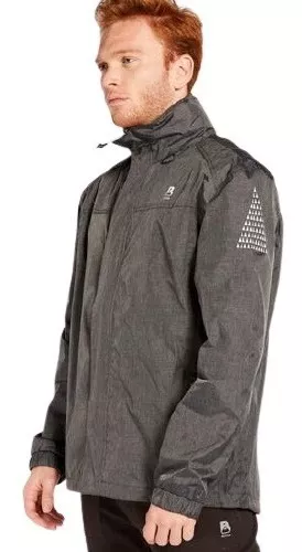 Chaqueta Impermeable Montaña Hombre Gris Boriken