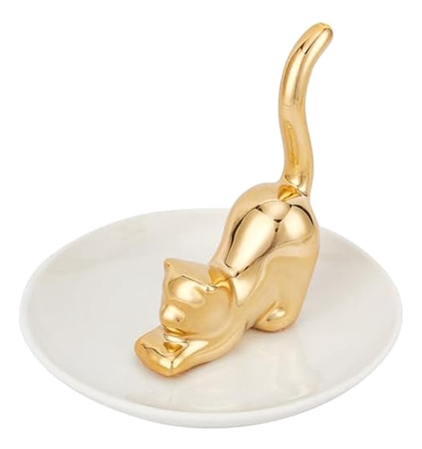 Soporte Para Anillos Con Forma De Postura Para Gatos, Forma