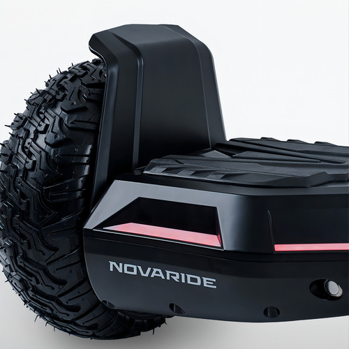 Skate elétrico hoverboard Novaride NRB20 Preto/Vermelho 8.5"