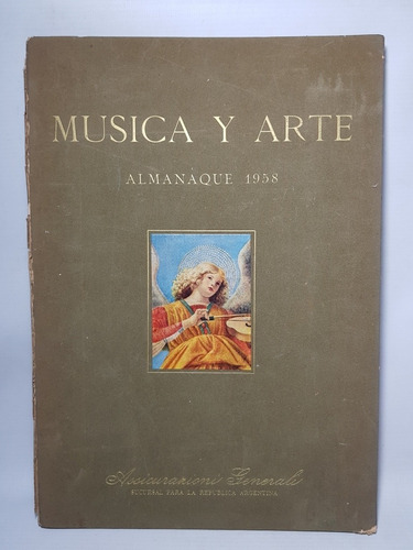 Antiguo Almanaque 1958 Música Y Arte Mag 57652