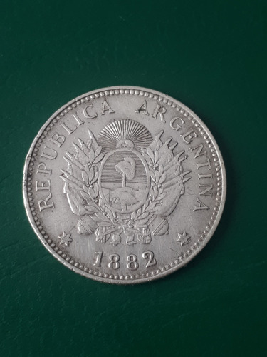 Argentina 1882 20 Centavos Plata Estado Muy Bueno (Usado)
