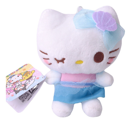 Llavero De Peluche Hello Kitty Guiño Sanrio Original Kawaii