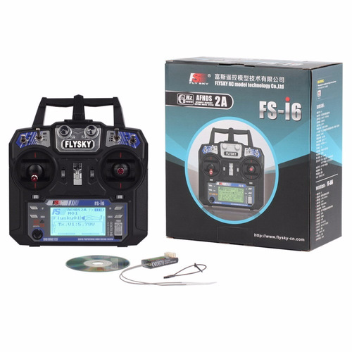 Radio Transmissor 6 Canais Fly Sky Fs I6 Mode 2