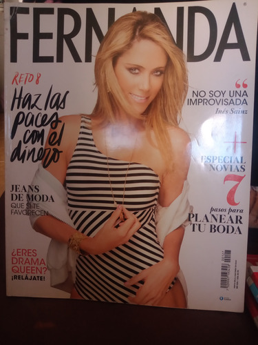 Inez Sainz En Revista Fernanda Agosto 2014 Num. 127