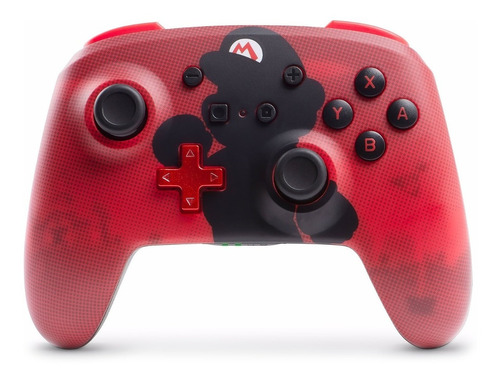 Control Inalámbrico Super Mario Silhouette Nintendo Switch Color Rojo