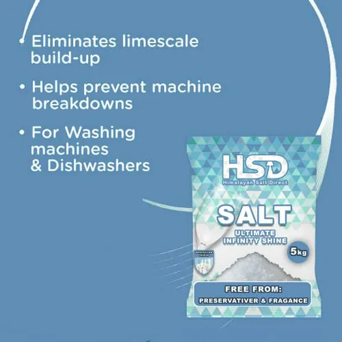 Sal Para Lavavajillas 5kg, Detergente Con Pre-remojo Y Ablan