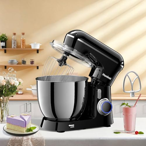 Batidora De Pie, 6,5qt 10 Velocidades Inclinable, Batidora E