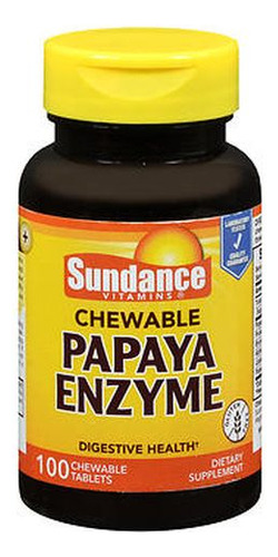 Tabletas Masticables De Enzimas De Papaya Sundance 100 Table