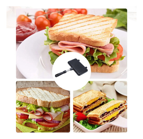 Sandwichera Antiadherente A Gas For Desayuno Con