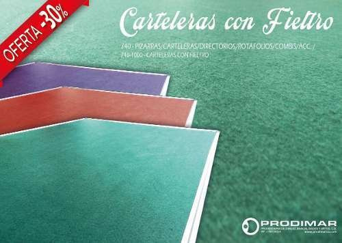 Imagen 3 de 4 de Cartelera De Fieltro