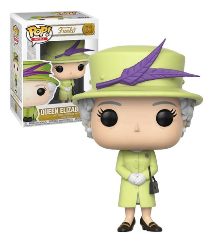 Pop! Funko Rainha Elizabeth 2 Verde #01 | The Royal Family