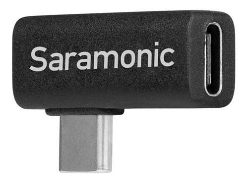 Lavmicro U3a Microfono Saramonic Lavalier C Y Adaptador Usb Color Negro
