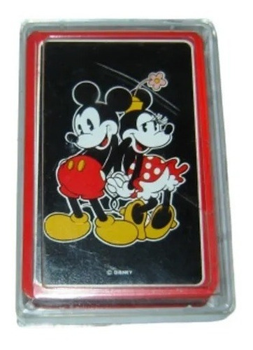 Cartas Poker Disney Mickey Plastificadas Originales