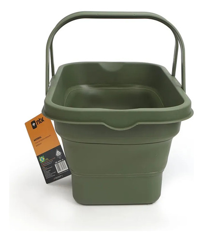 Cesta Picnic Dobrável Com Mesa Em Silicone Ntk