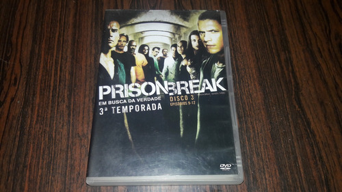 Dvd  Prisonbreak   Em Busca Da Verdade 3 Temporada  9-12