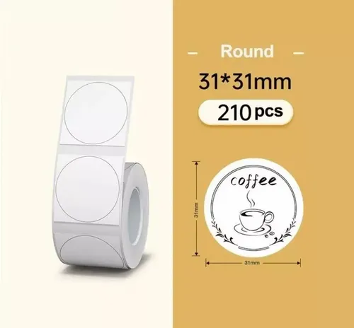 Rouleaux Étiquettes NIIMBOT 50x50mm - 3 Rouleaux Blancs Pour Imprimantes B1/B21
