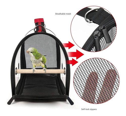 Bird Carrier For Parrot Travel Cage Bag Carriers, Lightweigh