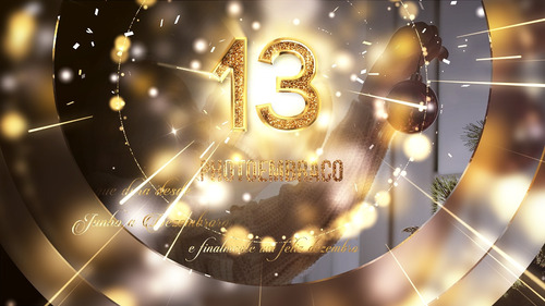 Projeto Editável After Effects Ano Novo New Year Countdown